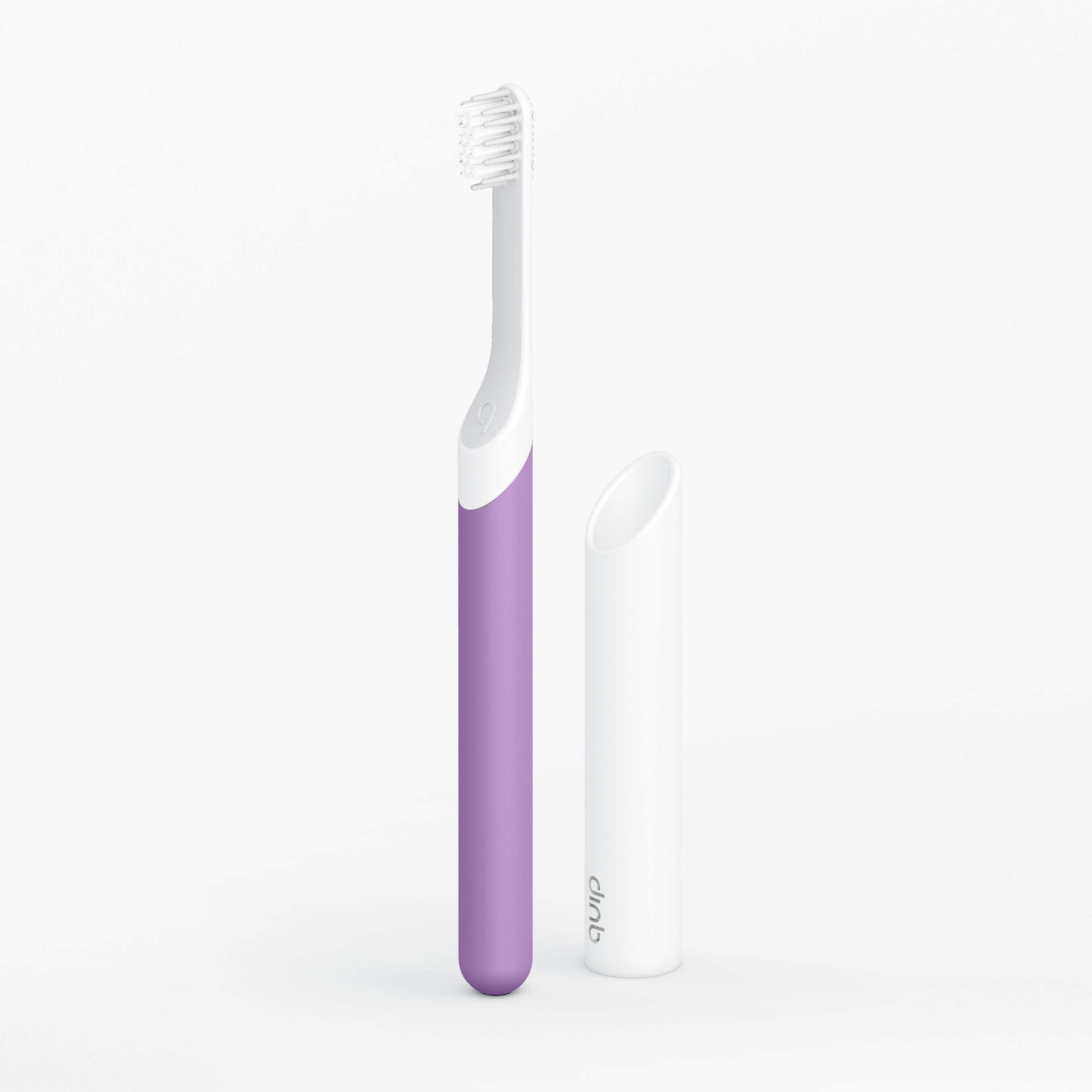 Kids Purple Rubber Electric Toothbrush detail image